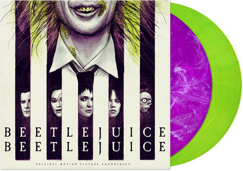 PRE-ORDER: Tim Burton "Beetlejuice Beetlejuice (Original Soundtrack)" 2xLP (Green & Purple Smoke Vinyl)