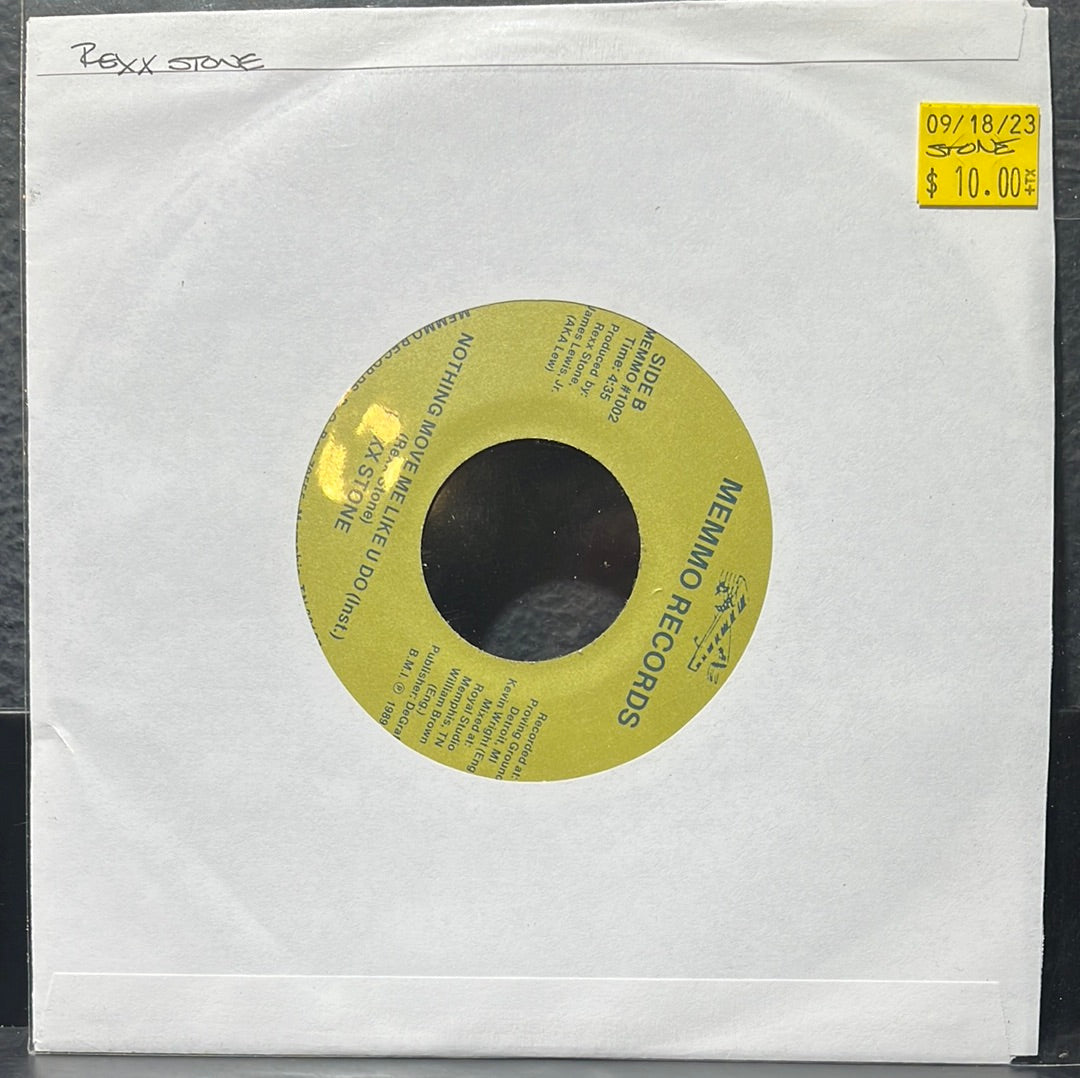 USED VINYL: Rexx Stone “Nothing Move Me Like U Do” 7"