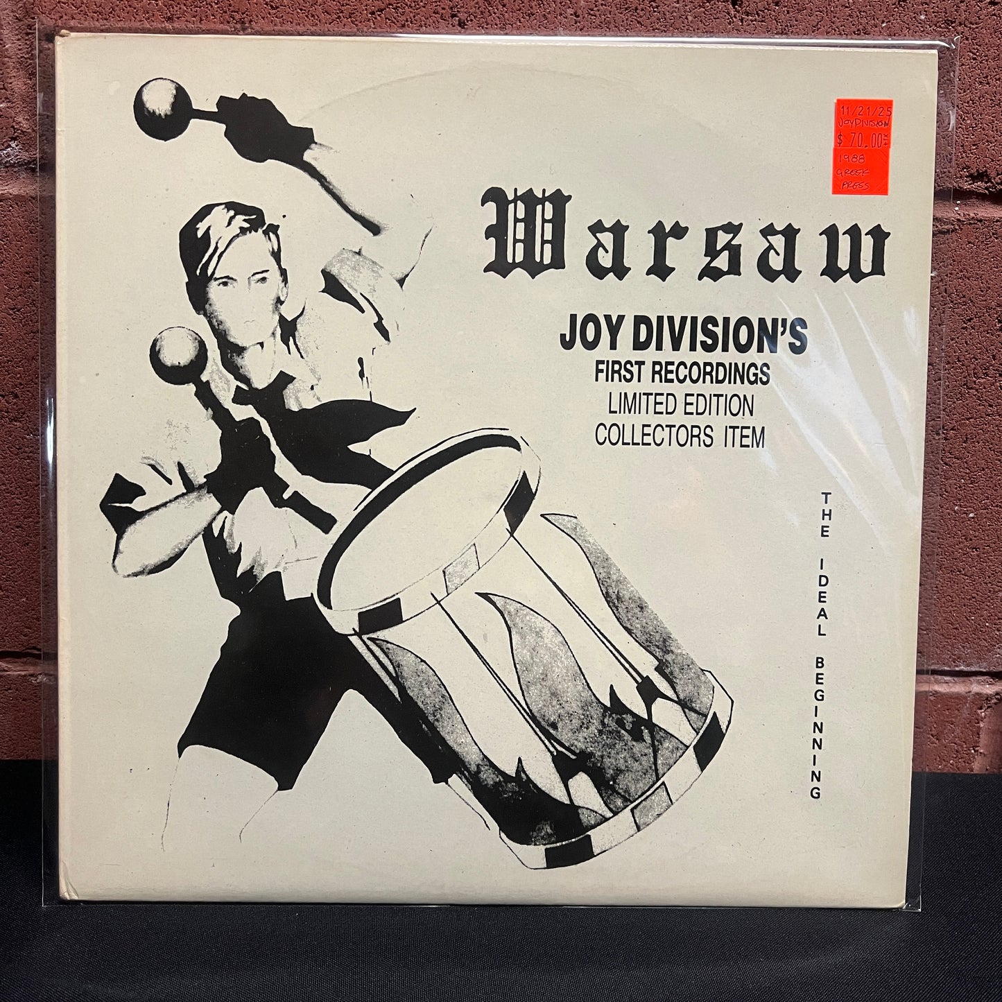 Used Vinyl: Warsaw (Joy Division) "The Ideal Beginning" 12" (1988 Greek Press)