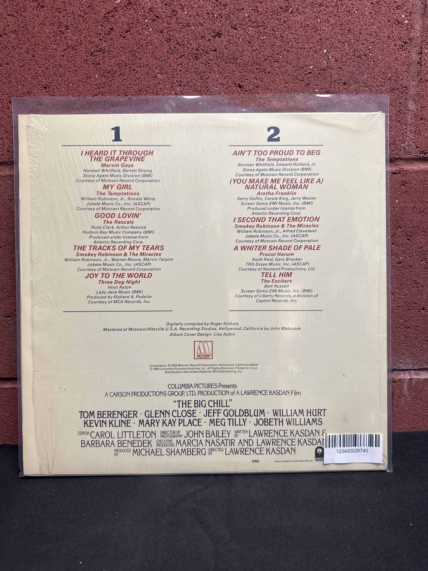 Used Vinyl:  Various ”The Big Chill (Original Motion Picture Soundtrack)” LP