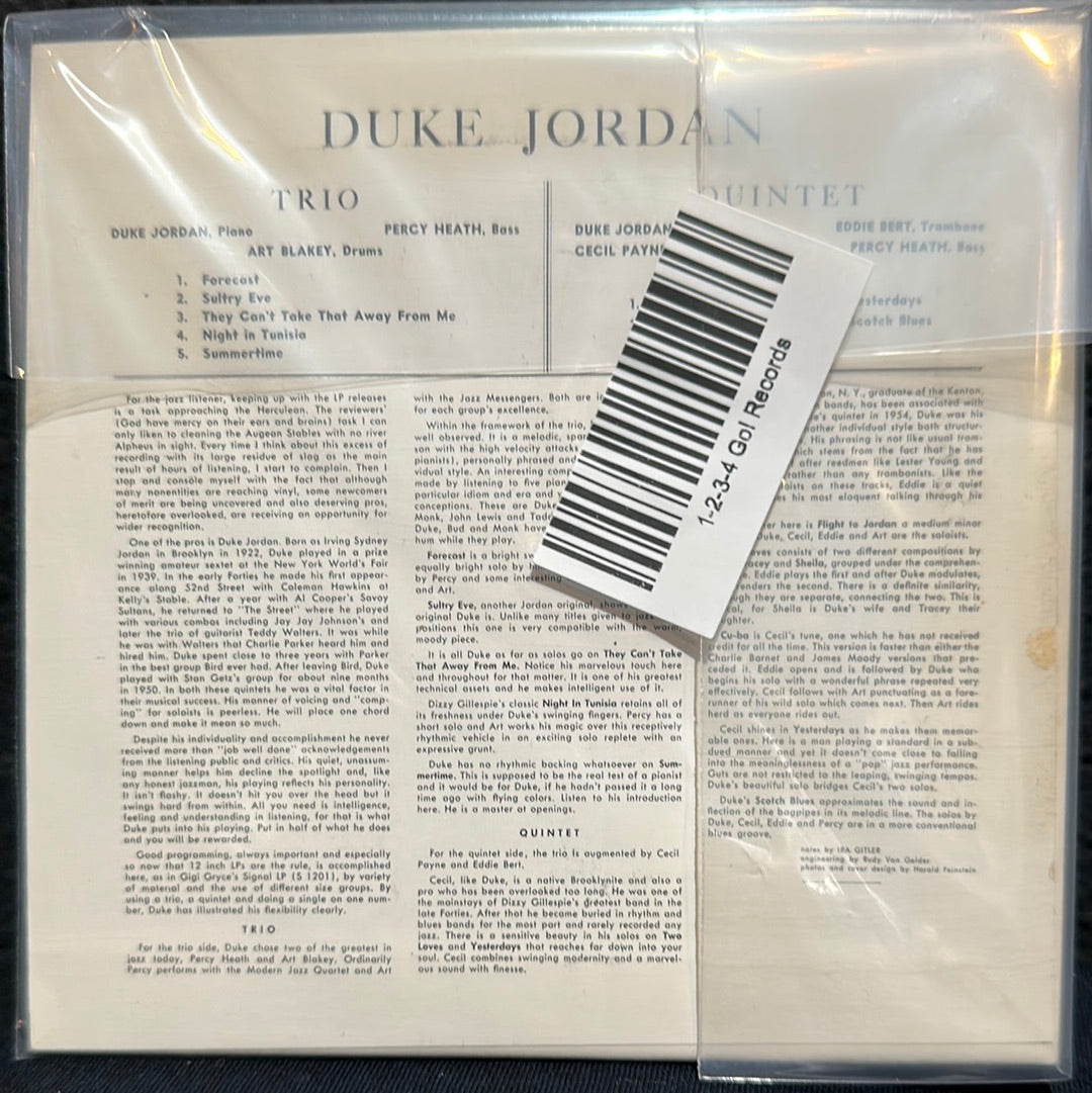 USED CD: Duke Jordan “Duke Jordan” CD