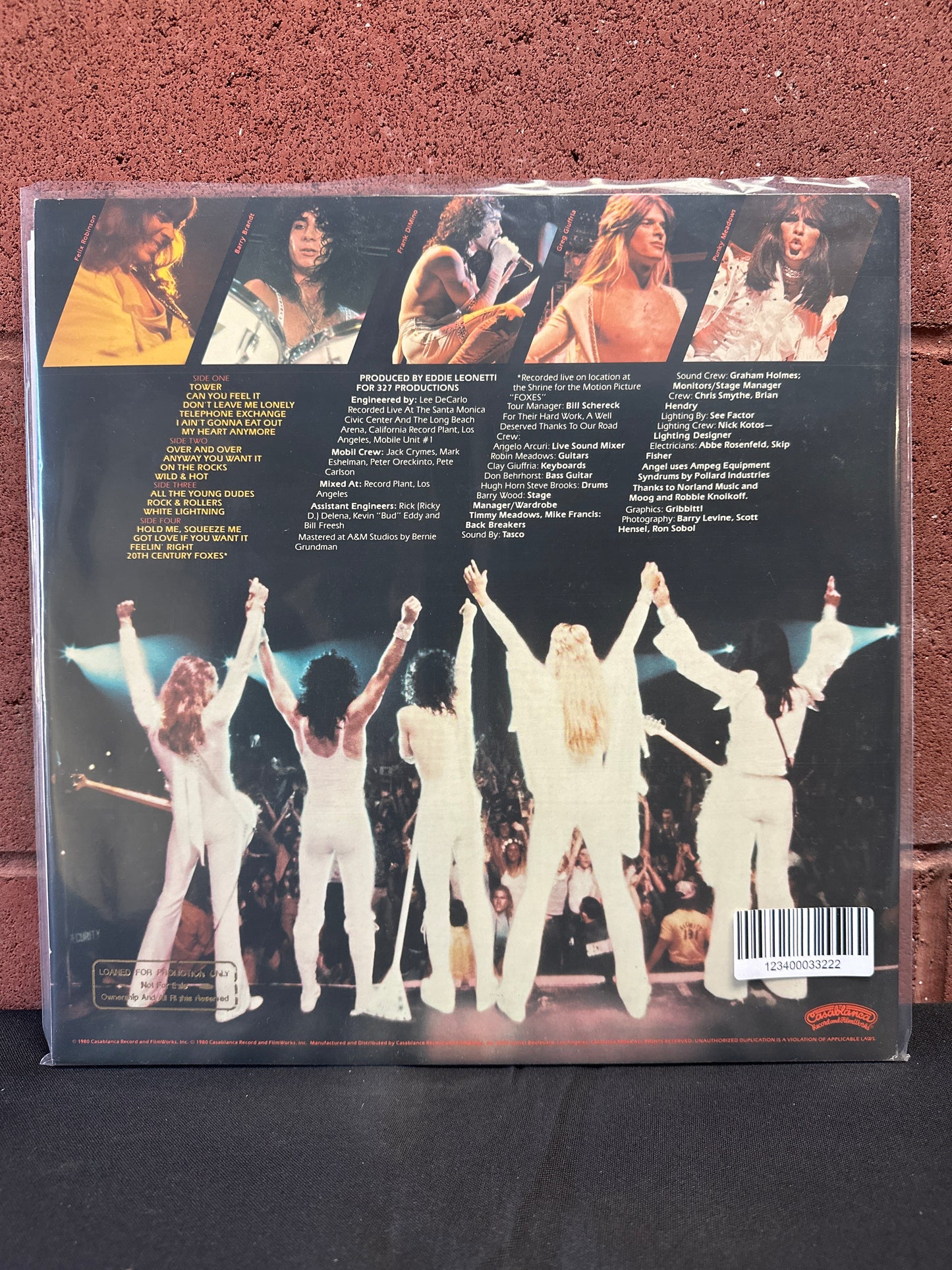 Used Vinyl:  Angel ”Live Without A Net” 2xLP