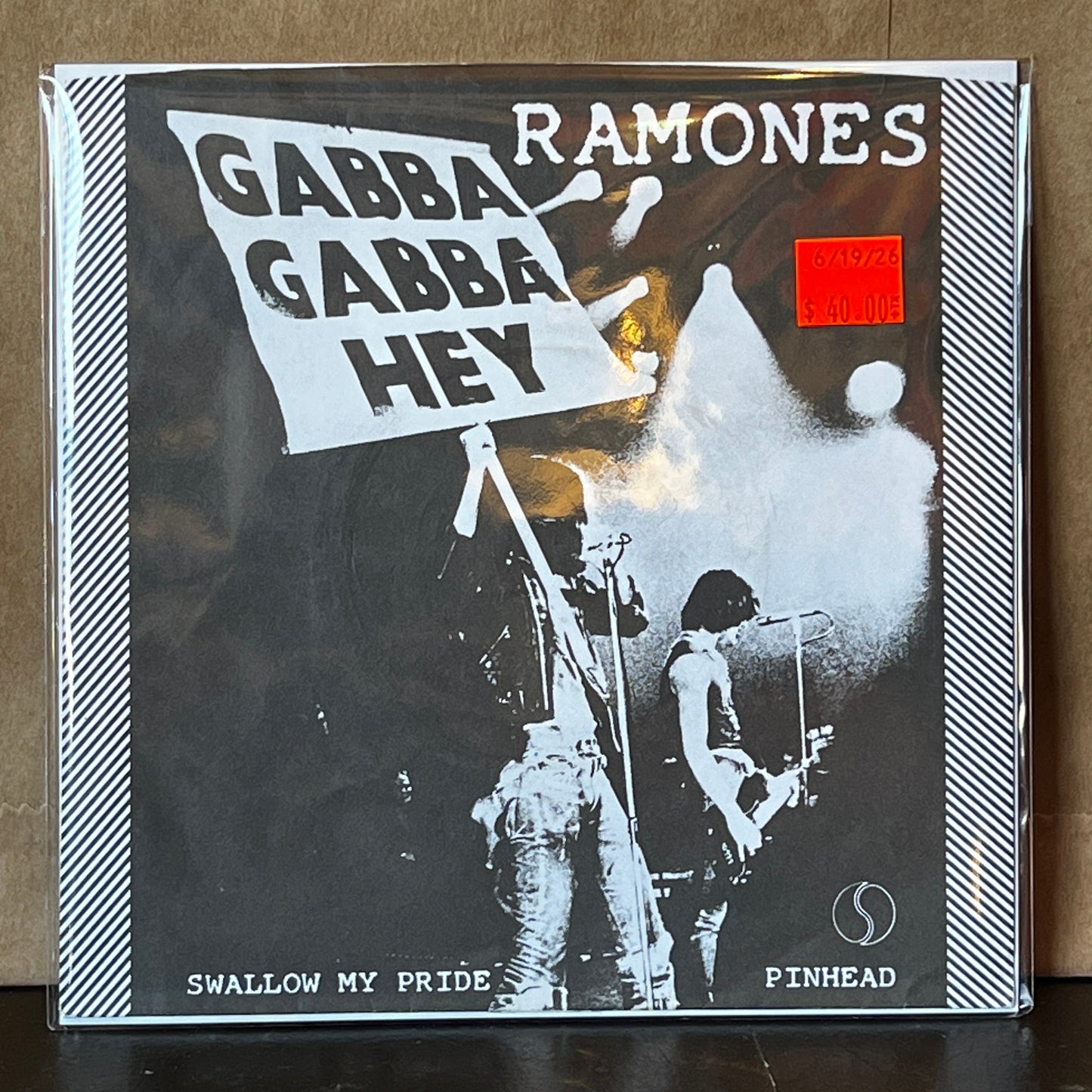Used Vinyl: Ramones "Swallow My Pride / Pinhead" 7" (1977 UK Issue)