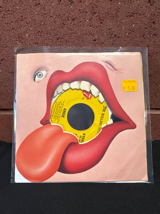 Used Vinyl:  The Rolling Stones ”Angie / Silver Train” 7"