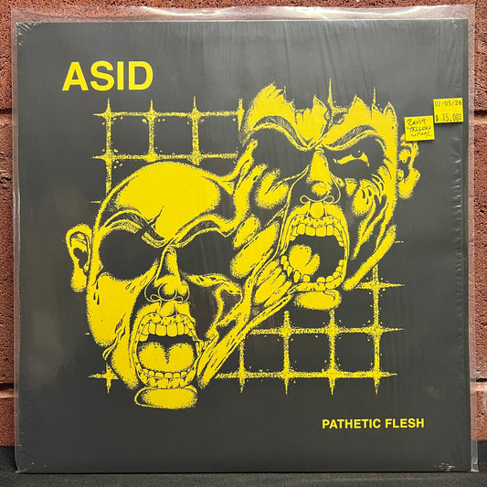 Used Vinyl: Asid "Pathetic Flesh" LP (2019 Press - Yellow Vinyl)