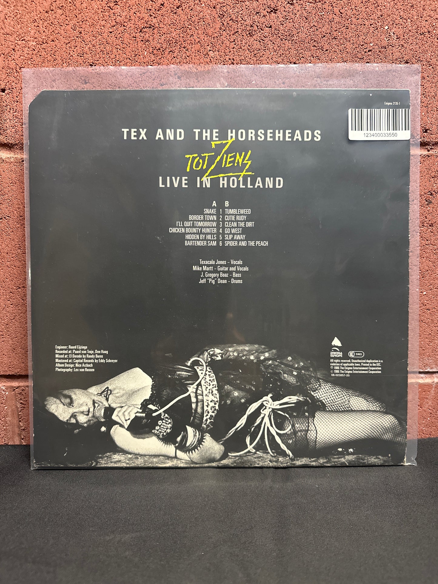 Used Vinyl:  Tex & The Horseheads ”Tot Ziens (Live In Holland)” LP