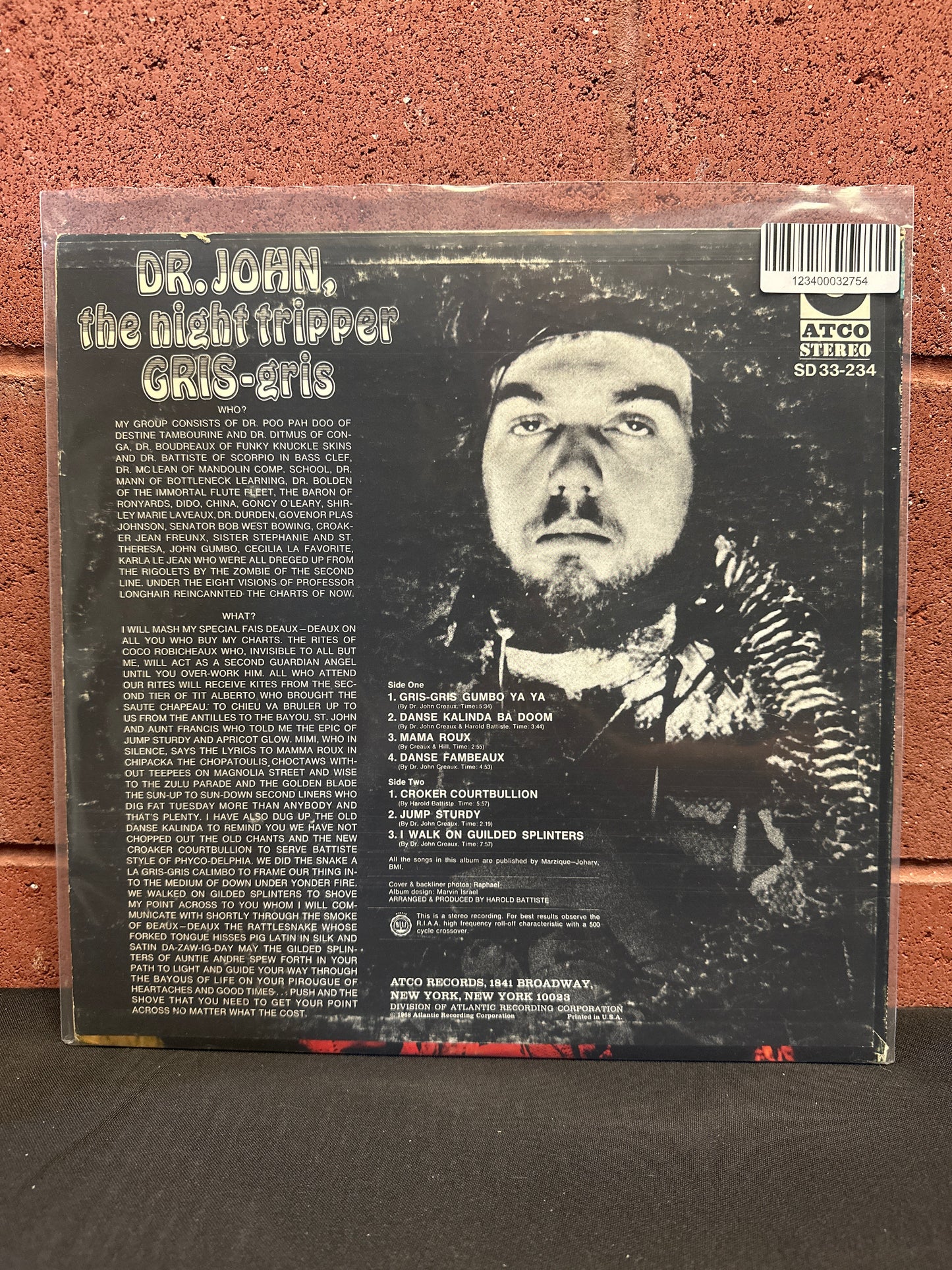 Used Vinyl:  Dr. John, The Night Tripper ”Gris-Gris” LP