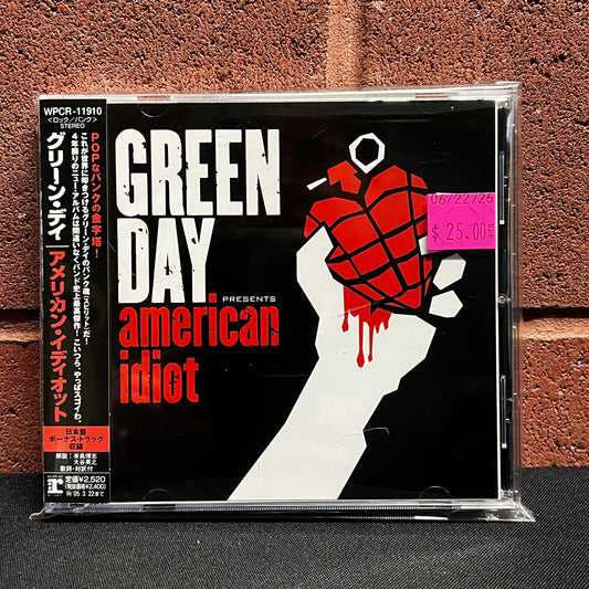 Used CD: Green Day "American Idiot" CD (2004 Japanese Press w/ Bonus Tracks)