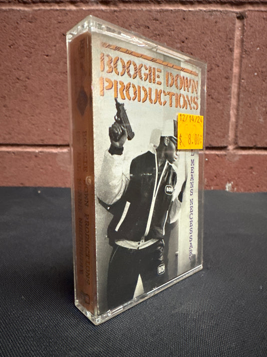 Used Cassette: Boogie Down Productions "By All Means Necessary" TAPE