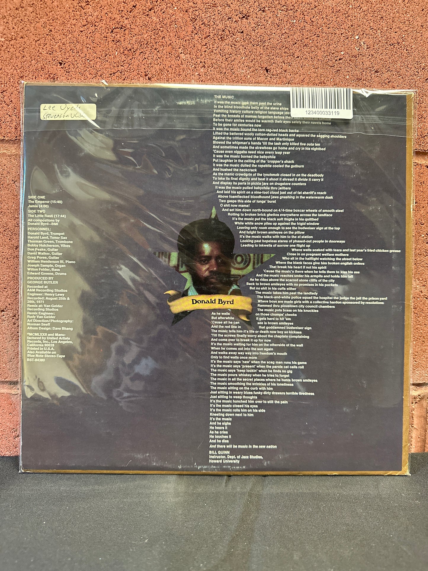 Used Vinyl:  Donald Byrd ”Ethiopian Knights” LP