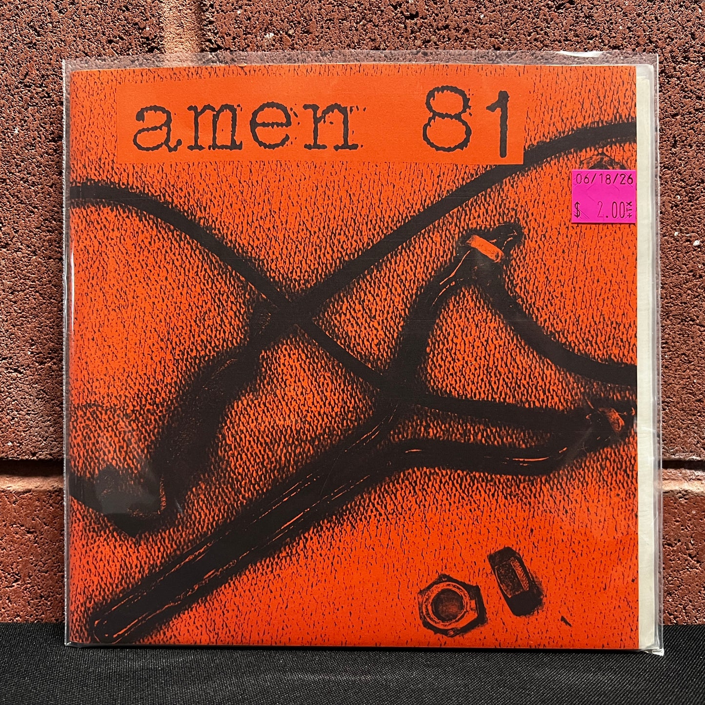 Used Vinyl: Amen 81 "S/T" 7"