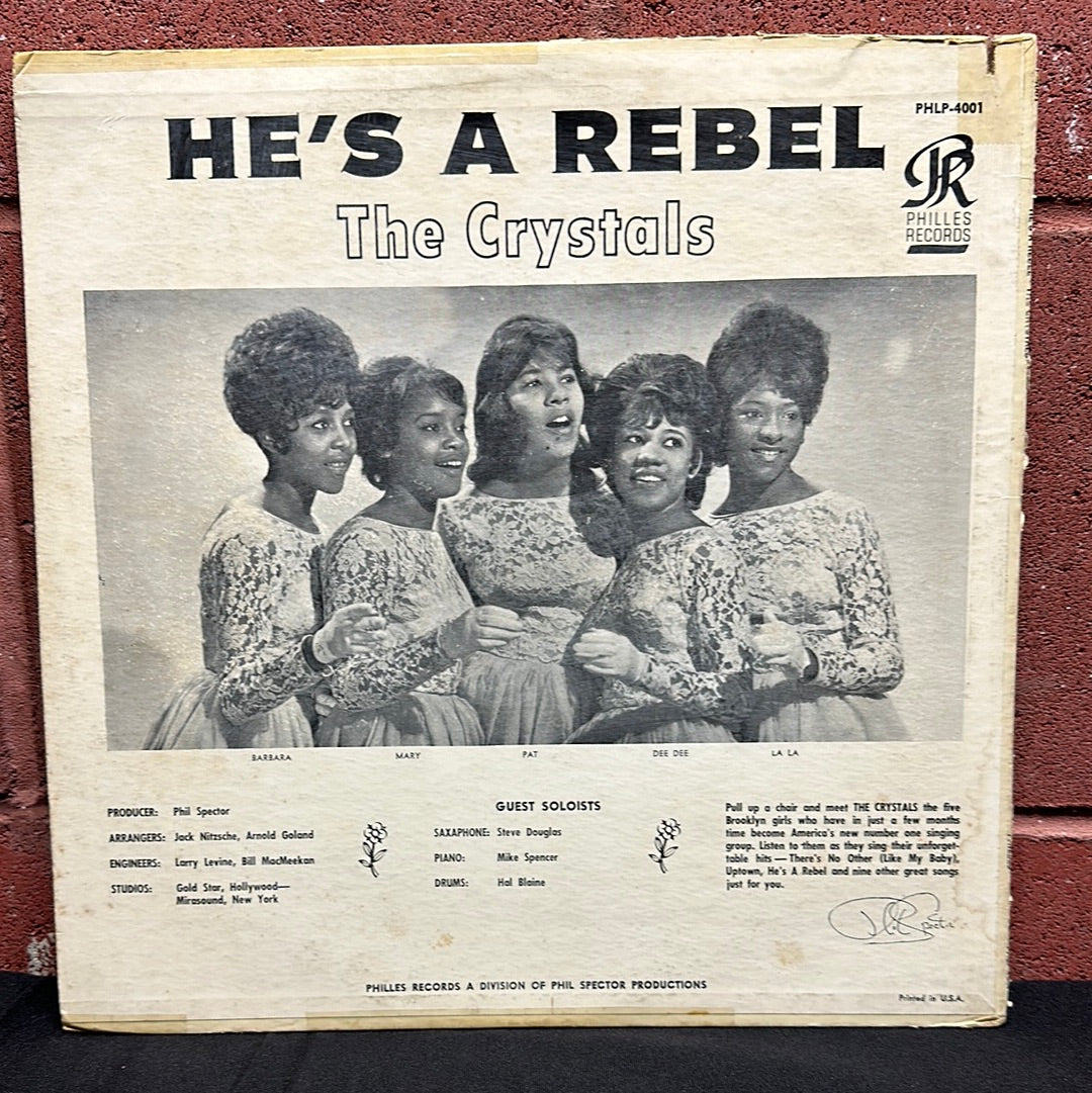 Used Vinyl:  The Crystals ”He's A Rebel” LP