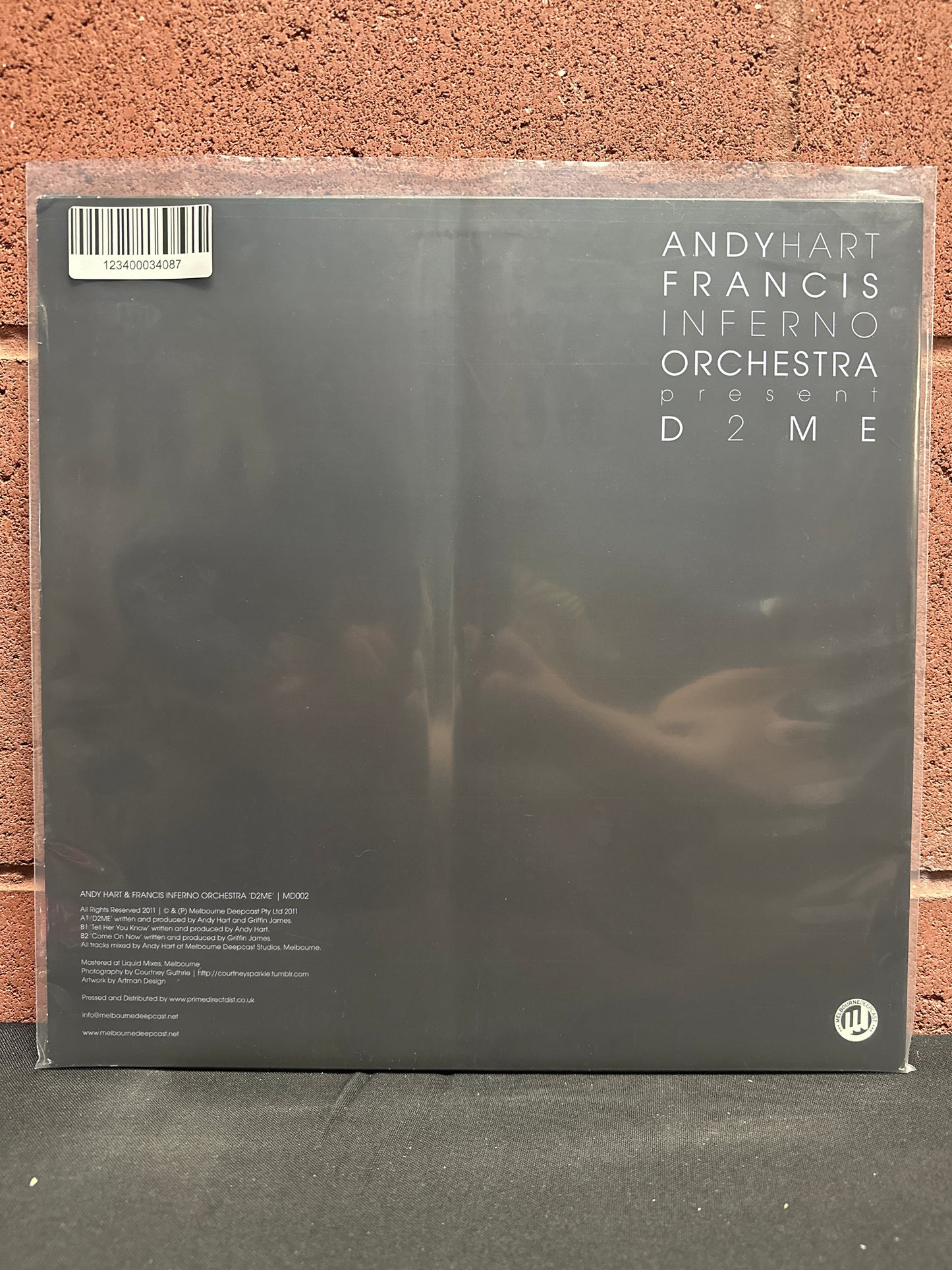 Used Vinyl:  Andy Hart & Francis Inferno Orchestra ”D2ME” 12"