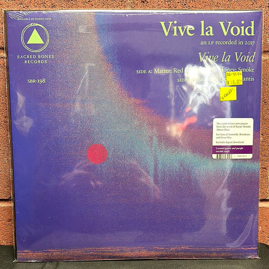 Used Vinyl:  Vive La Void ”Vive La Void” LP (Green/Purple marbled vinyl)