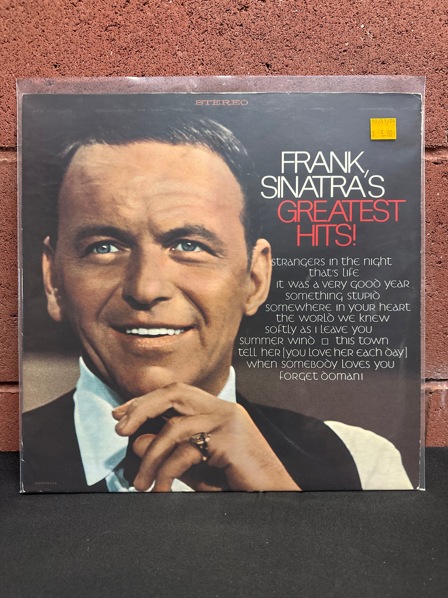 Used Vinyl:  Frank Sinatra ”Frank Sinatra's Greatest Hits” LP