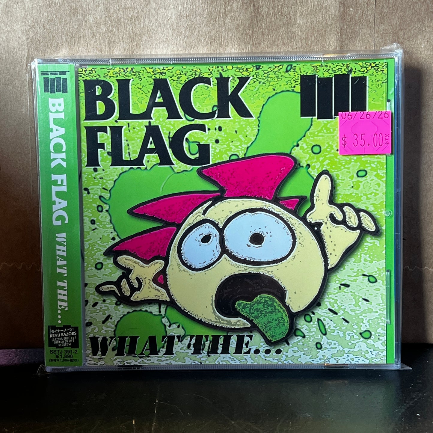 Used CD: Black Flag "What The..." CD (2013 Japanese Press)