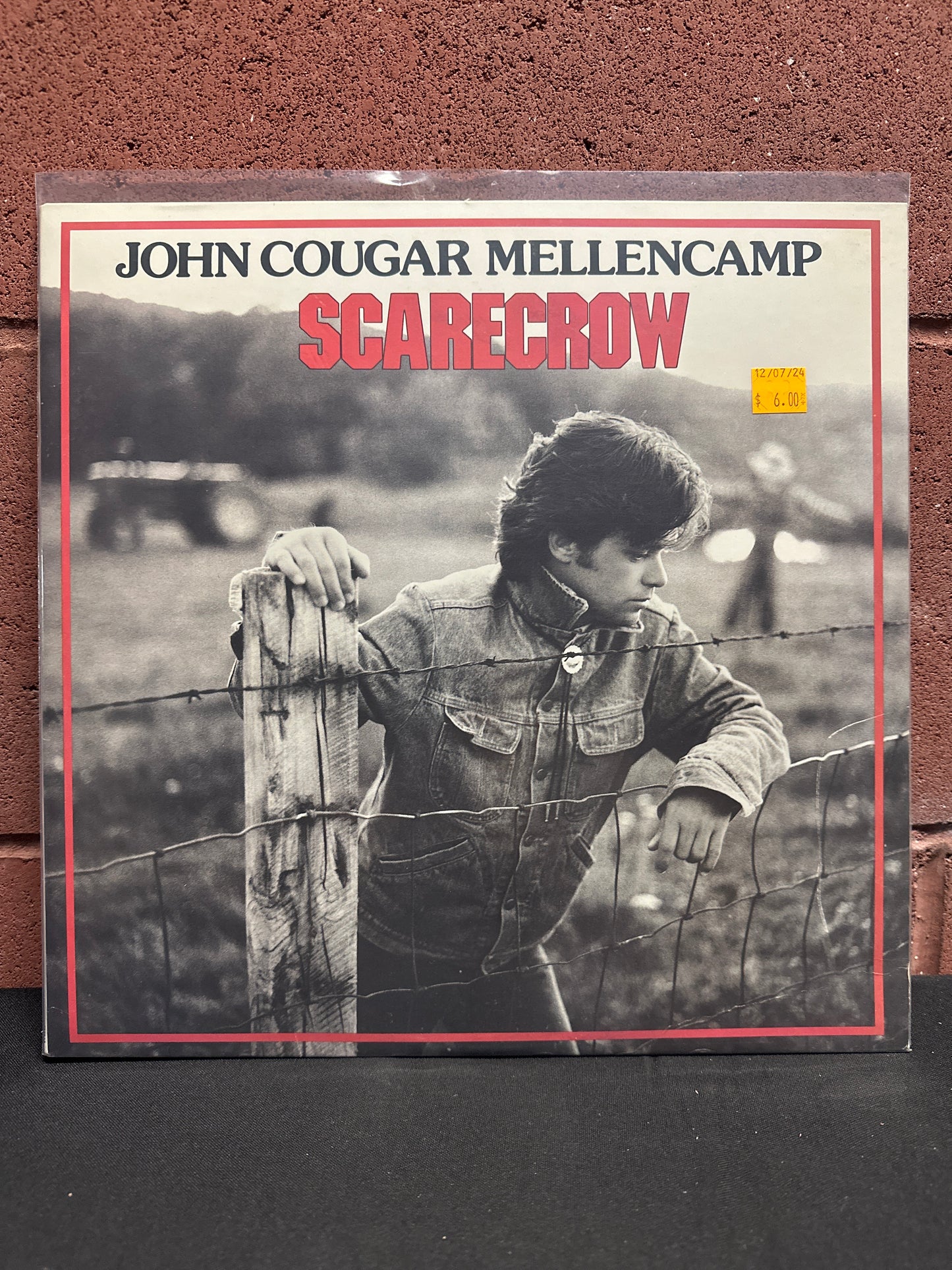 Used Vinyl:  John Cougar Mellencamp ”Scarecrow” LP