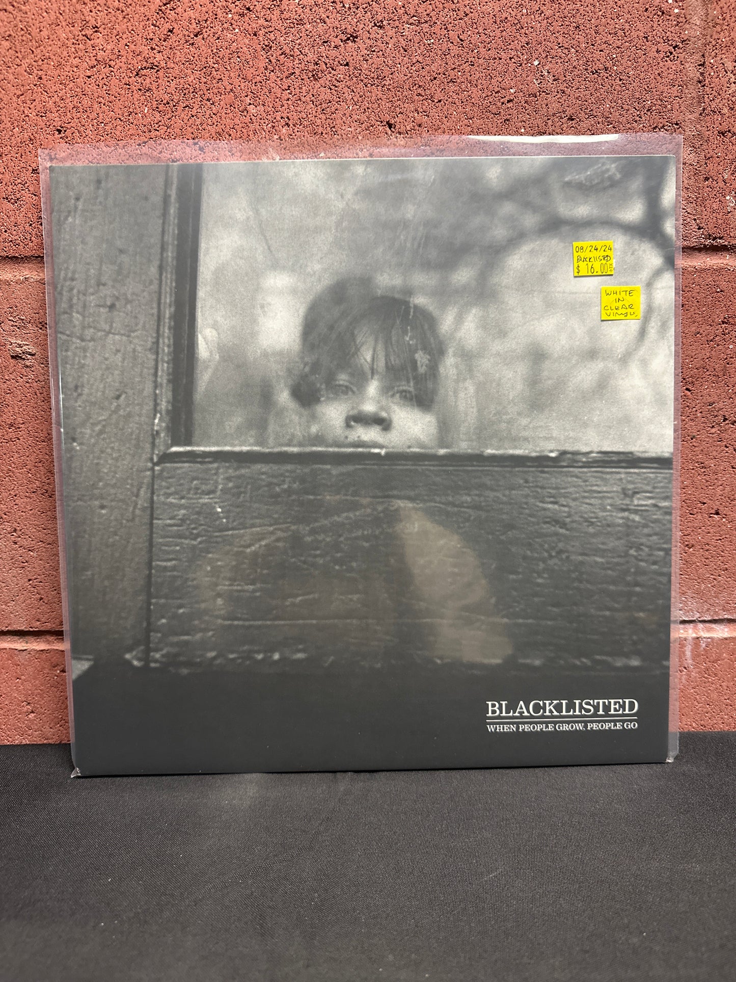 Used Vinyl:  Blacklisted ”When People Grow, People Go” 12" (White in clear vinyl)