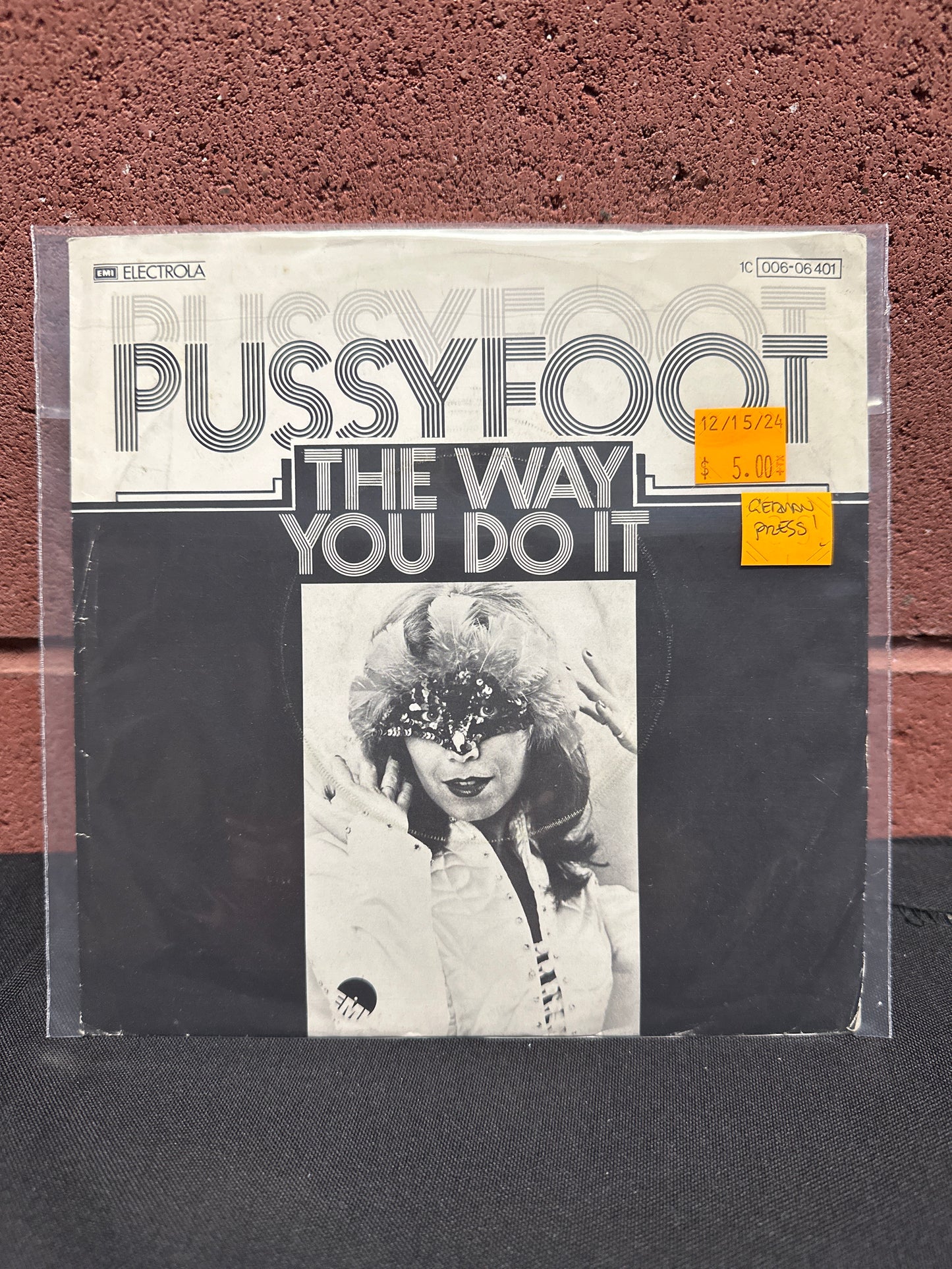 Used Vinyl: Pussyfoot "The Way That You Do It" 7"