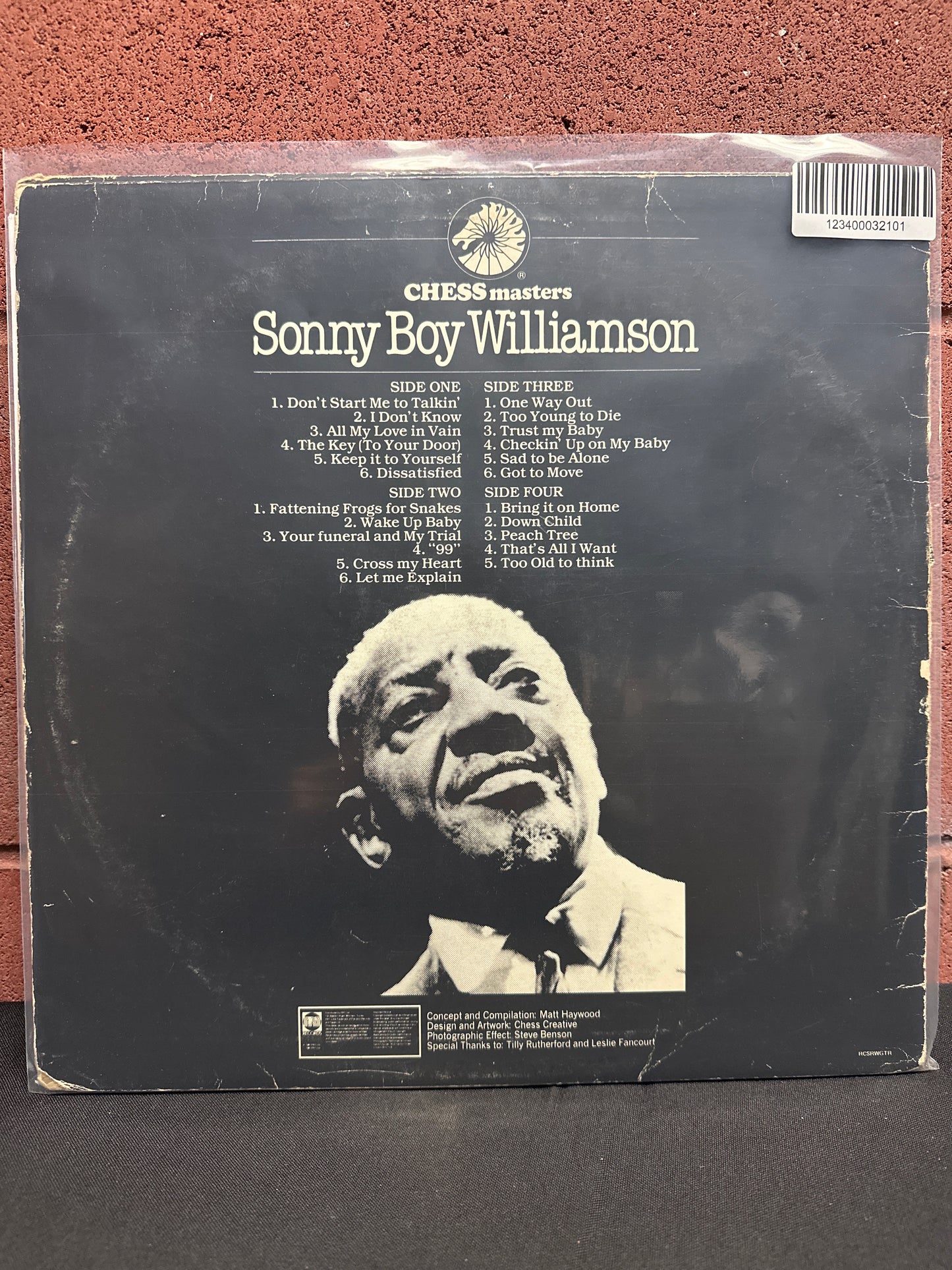 Used Vinyl:  Sonny Boy Williamson ”Sonny Boy Williamson” 2xLP