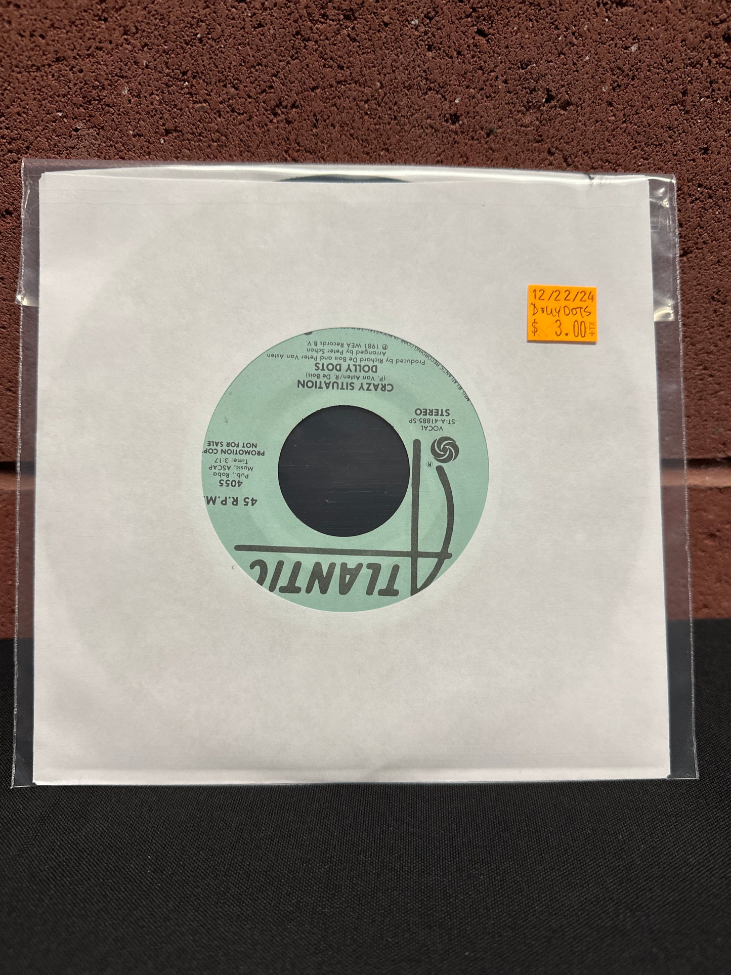 Used Vinyl:  Dolly Dots ”Crazy Situation” 7" (Promo)