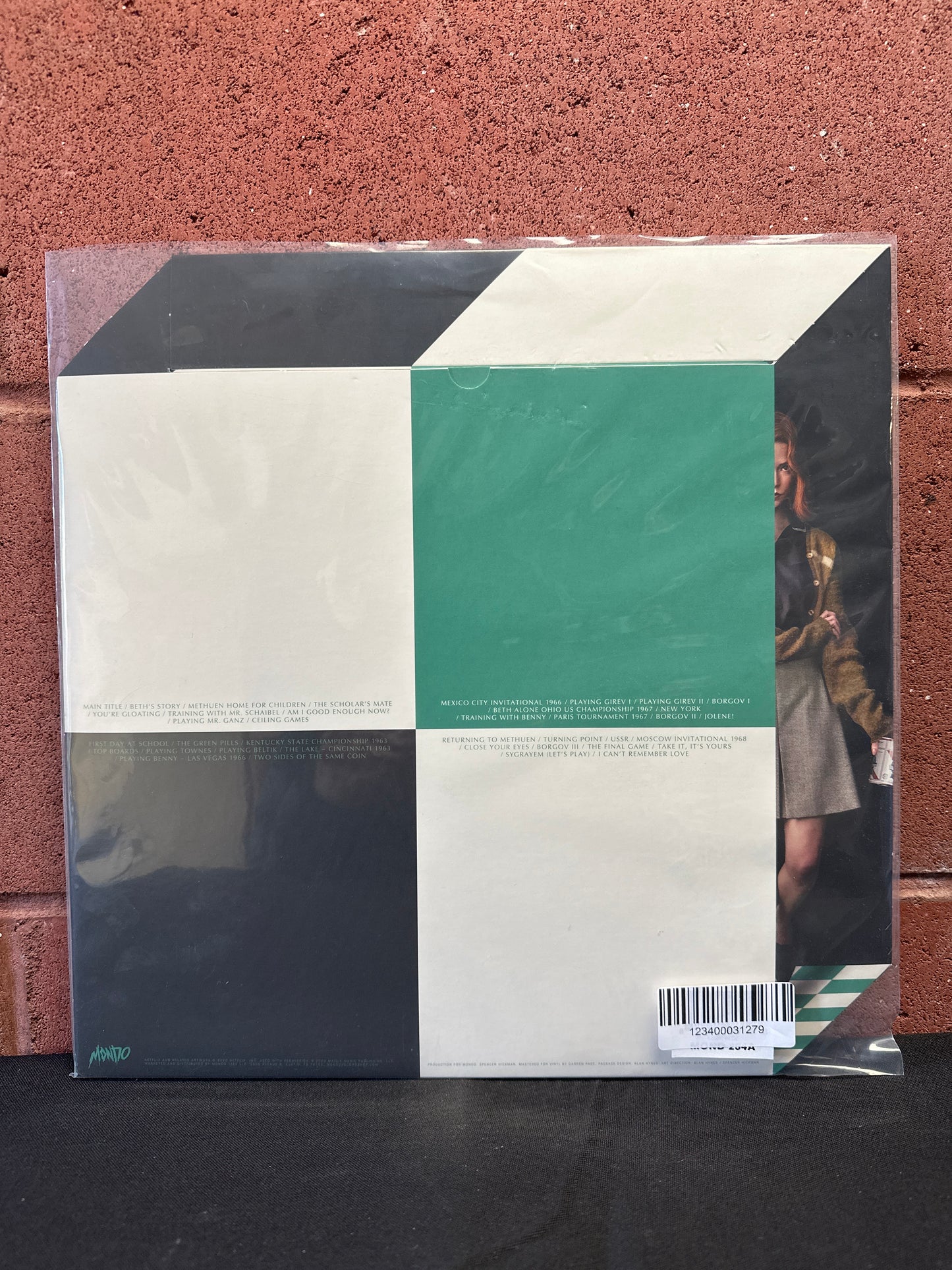 Used Vinyl:  Carlos Rafael Rivera ”The Queen's Gambit (Music From The Netflix Limited Series)” LP (Black & Green Vinyl)