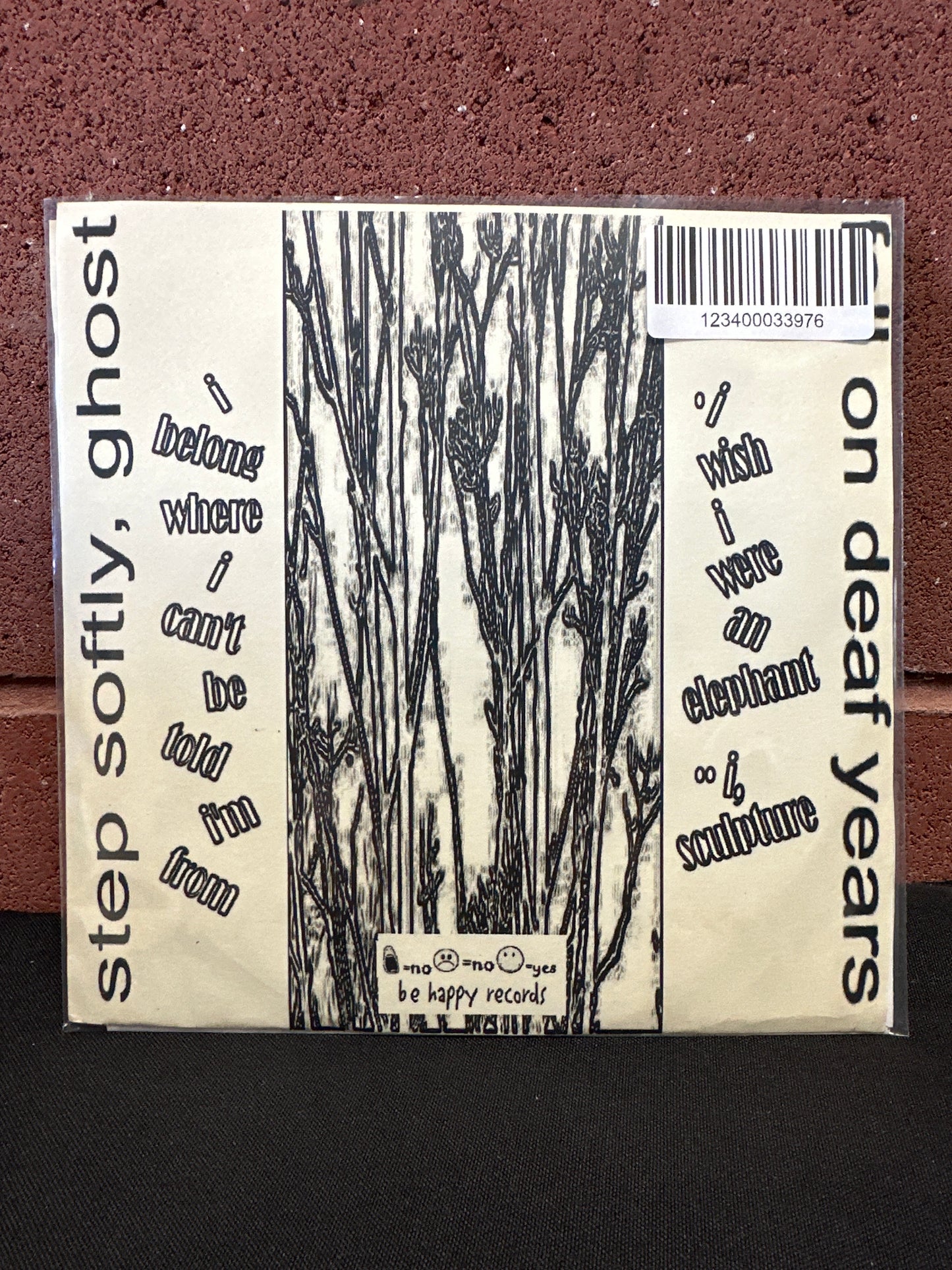 Used Vinyl:  Step Softly, Ghost / Fall On Deaf Years ”Sitting In A Tree” 7"