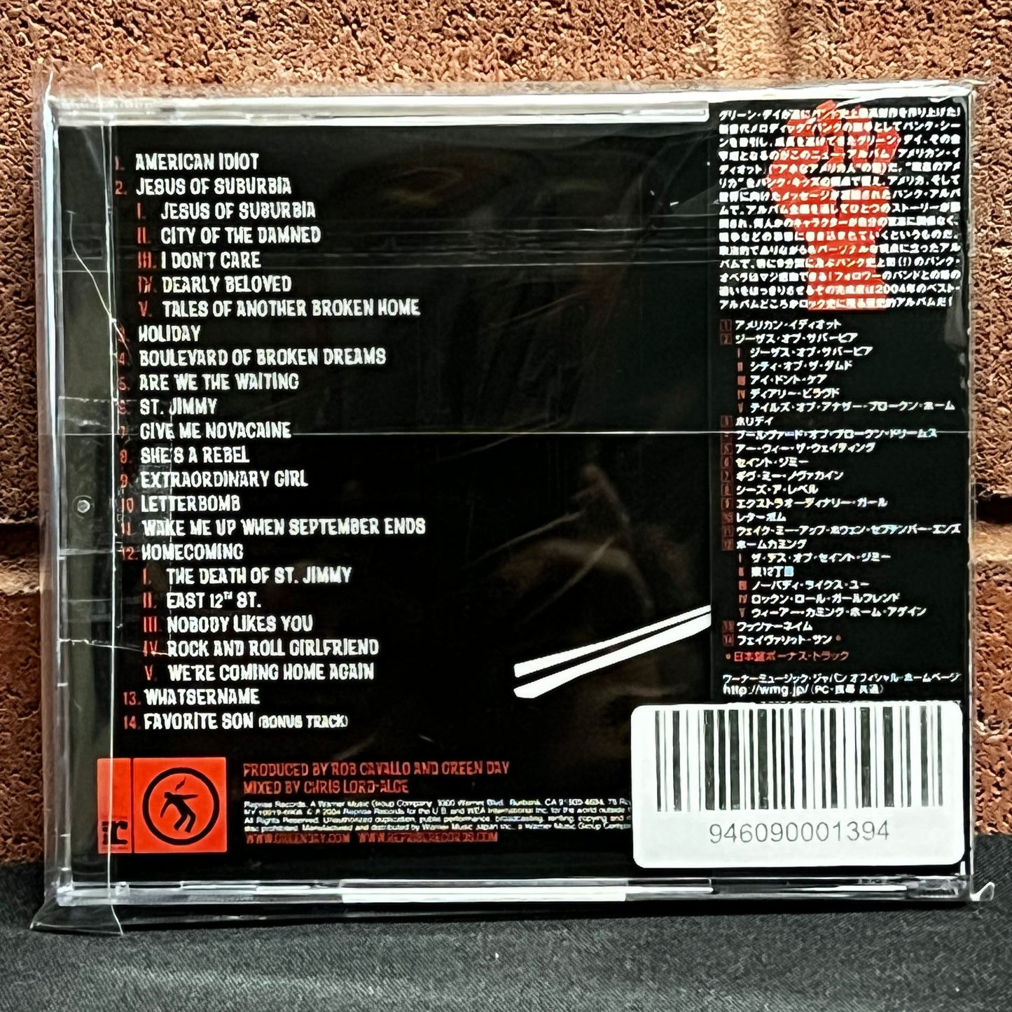 Used CD: Green Day "American Idiot" CD (2004 Japanese Press w/ Bonus Tracks)
