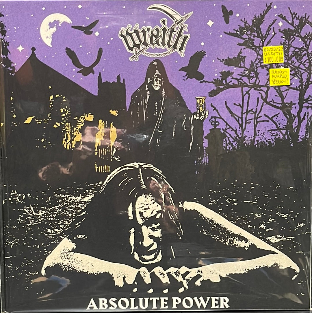 USED VINYL: Wraith "Absolute Power" LP (Random Purple/Yellow Vinyl)