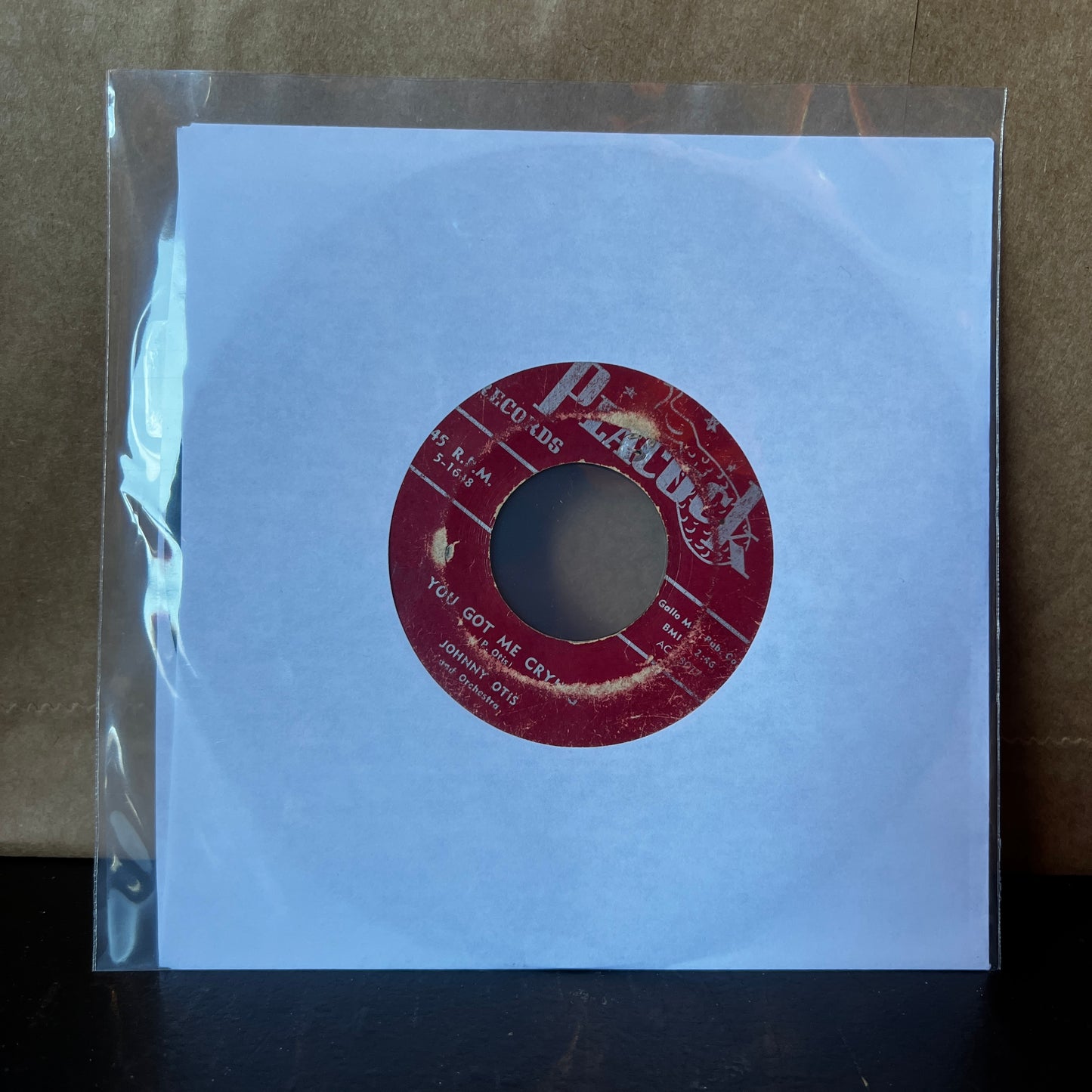Used Vinyl: Johnny Otis and his Orchestra "Sittin' Here Drinkin'" 7"