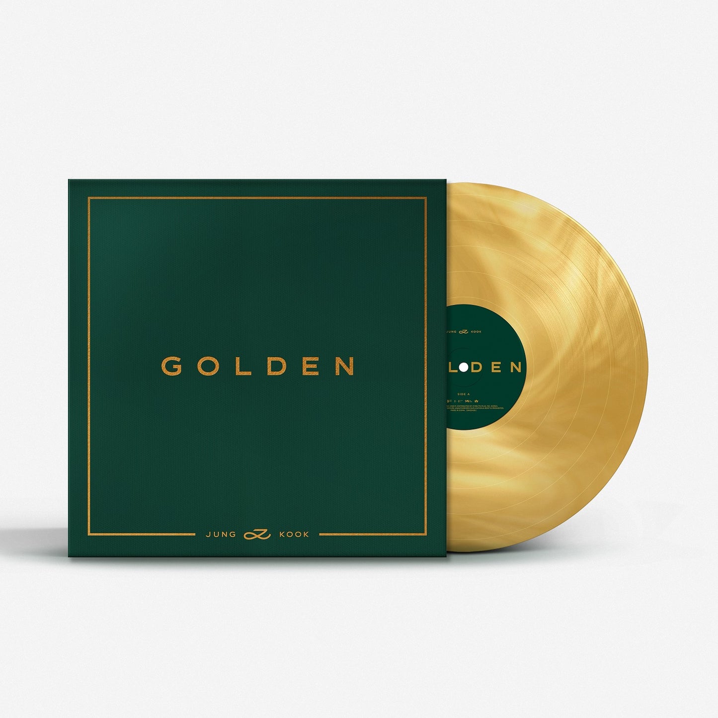 PRE-ORDER: Jung Kook (BTS)  "GOLDEN" LP (Gold Vinyl)