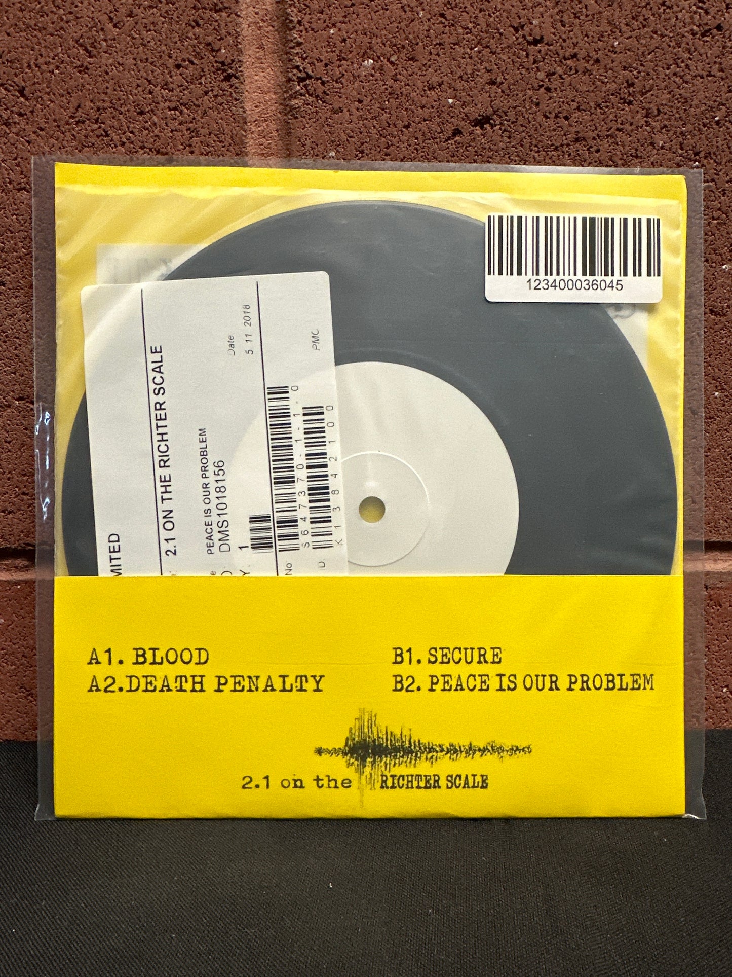 Used Vinyl: Fealty "Peace Is Our Problem" 7" (Test Press)