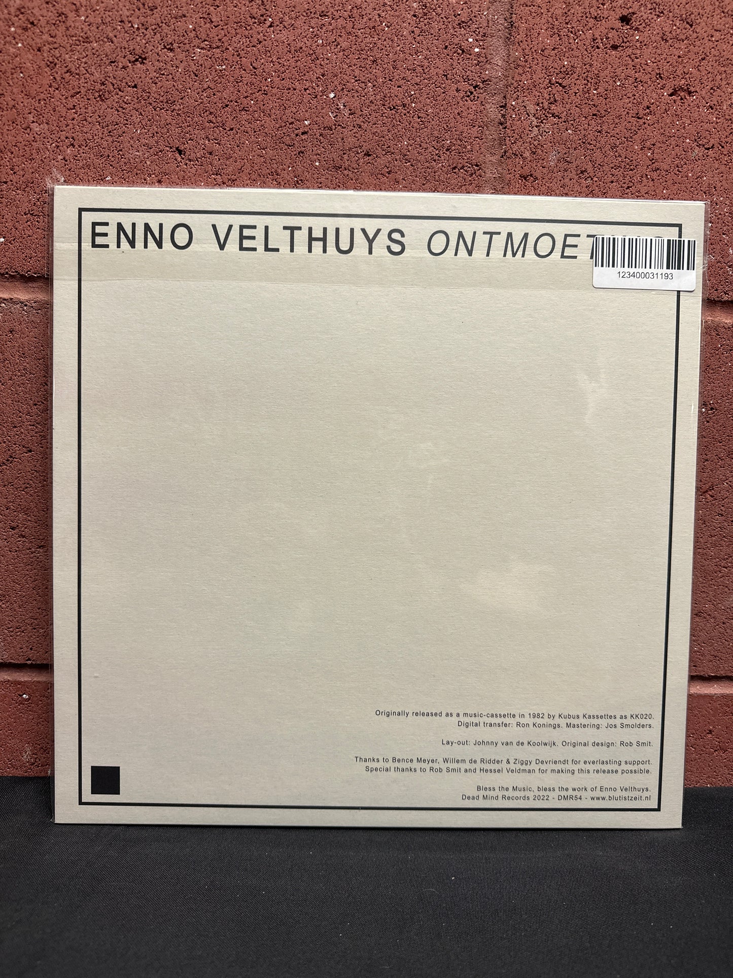 Used Vinyl:  Enno Velthuys ”Ontmoeting” LP