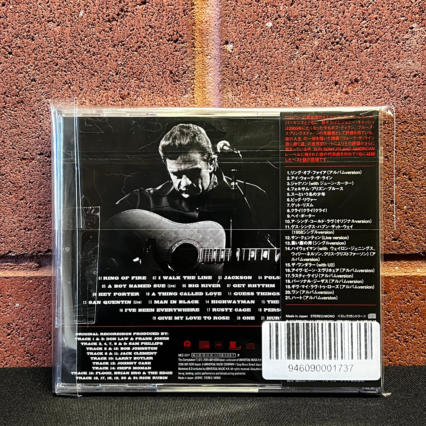 Used CD: Johnny Cash "Ring Of Fire (The Legend Of Johnny Cash)" CD (2005 Japanese Press)