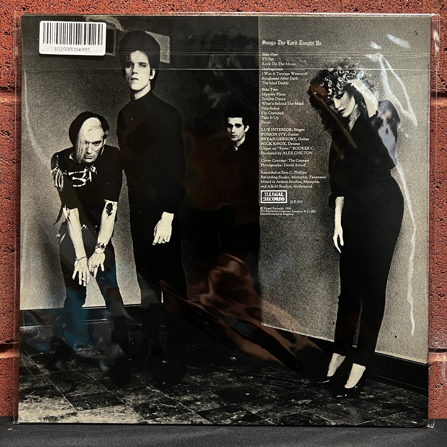 Used Vinyl: The Cramps "Songs The Lord Taught Us" LP (1980 UK Grey Translucent Vinyl Press)