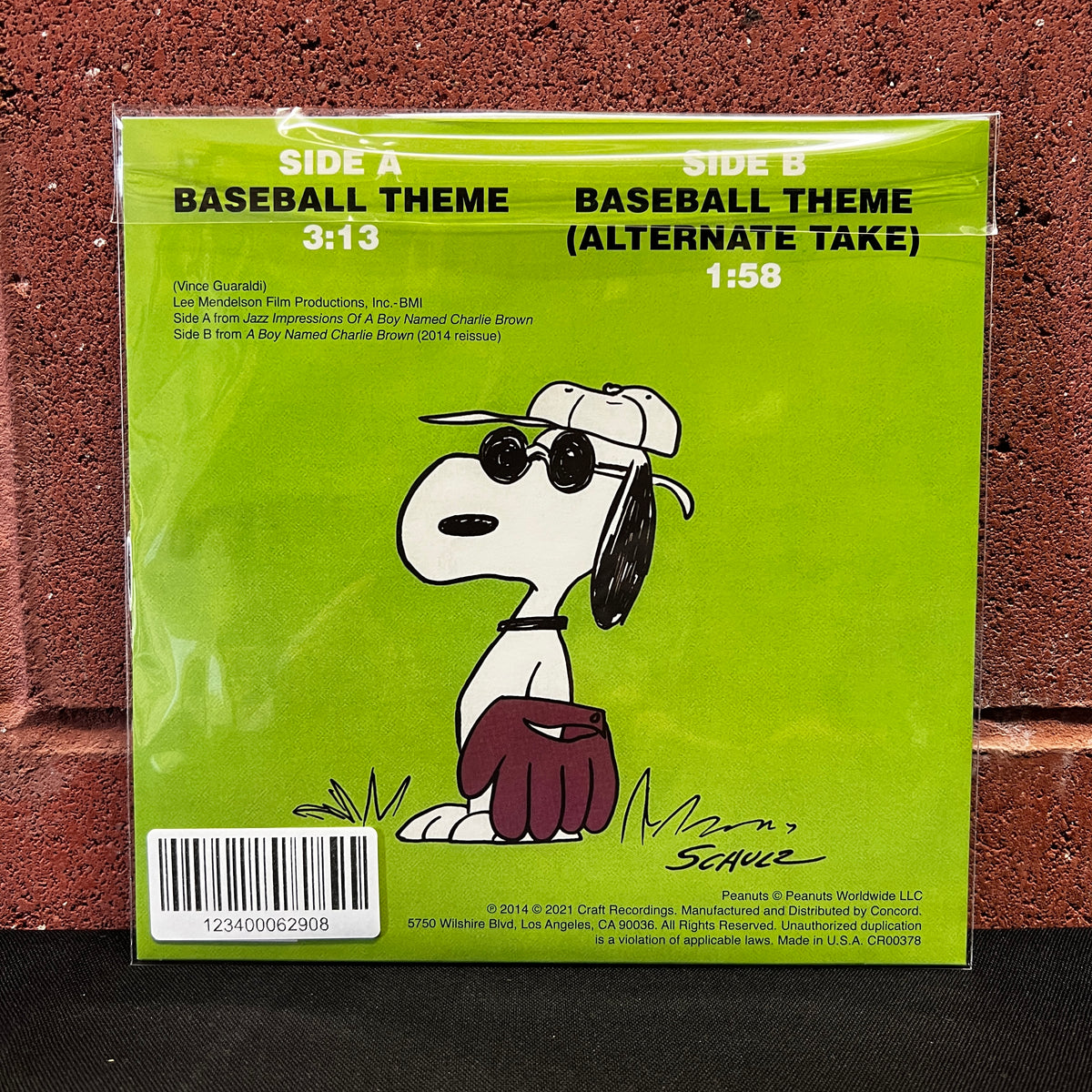 Used Vinyl: Vince Guaraldi Trio "Baseball Theme" 7" (White vinyl)