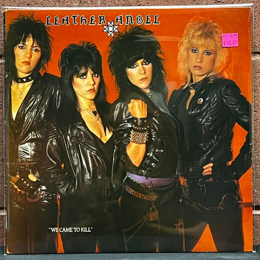 Used Vinyl: Leather Angel "We Came To Kill" LP (1983 US pressing)