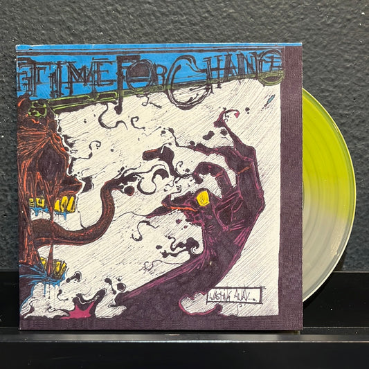 USED VINYL: Time For Change “Wasting Away...” 7" (Clear/Yellow Vinyl)