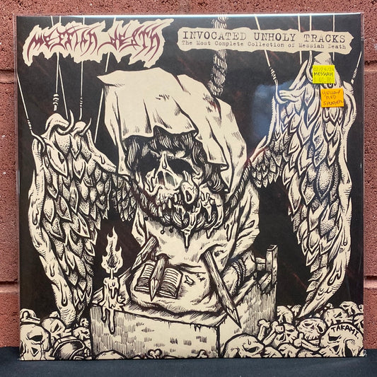 Used Vinyl:  Messiah Death ”Invocated Unholy Tracks: The Most Complete Collection Of Messiah Death” 2xLP (Red and yellow vinyl)