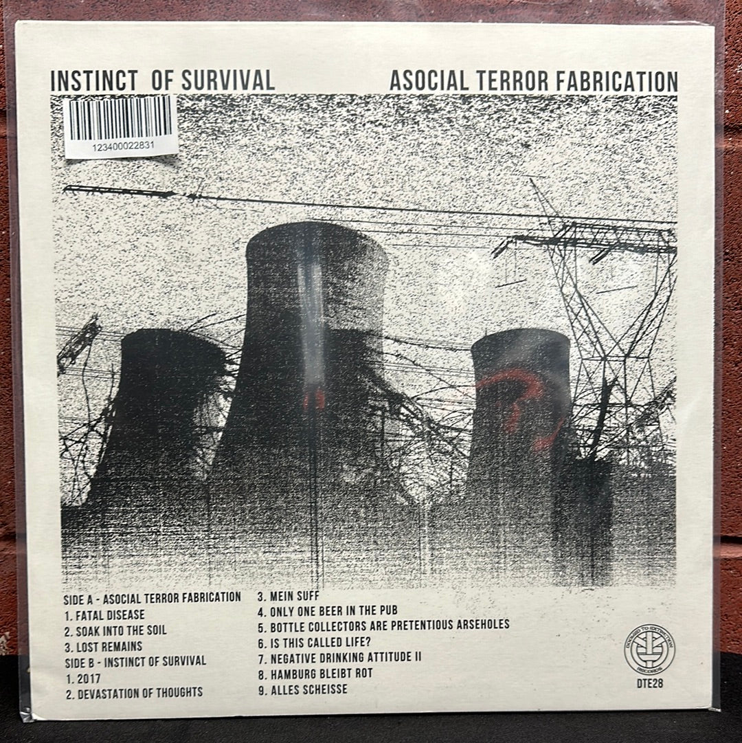 Used Vinyl:  Asocial Terror Fabrication / Instinct Of Survival ”Asocial Terror Fabrication / Instinct Of Survival” LP