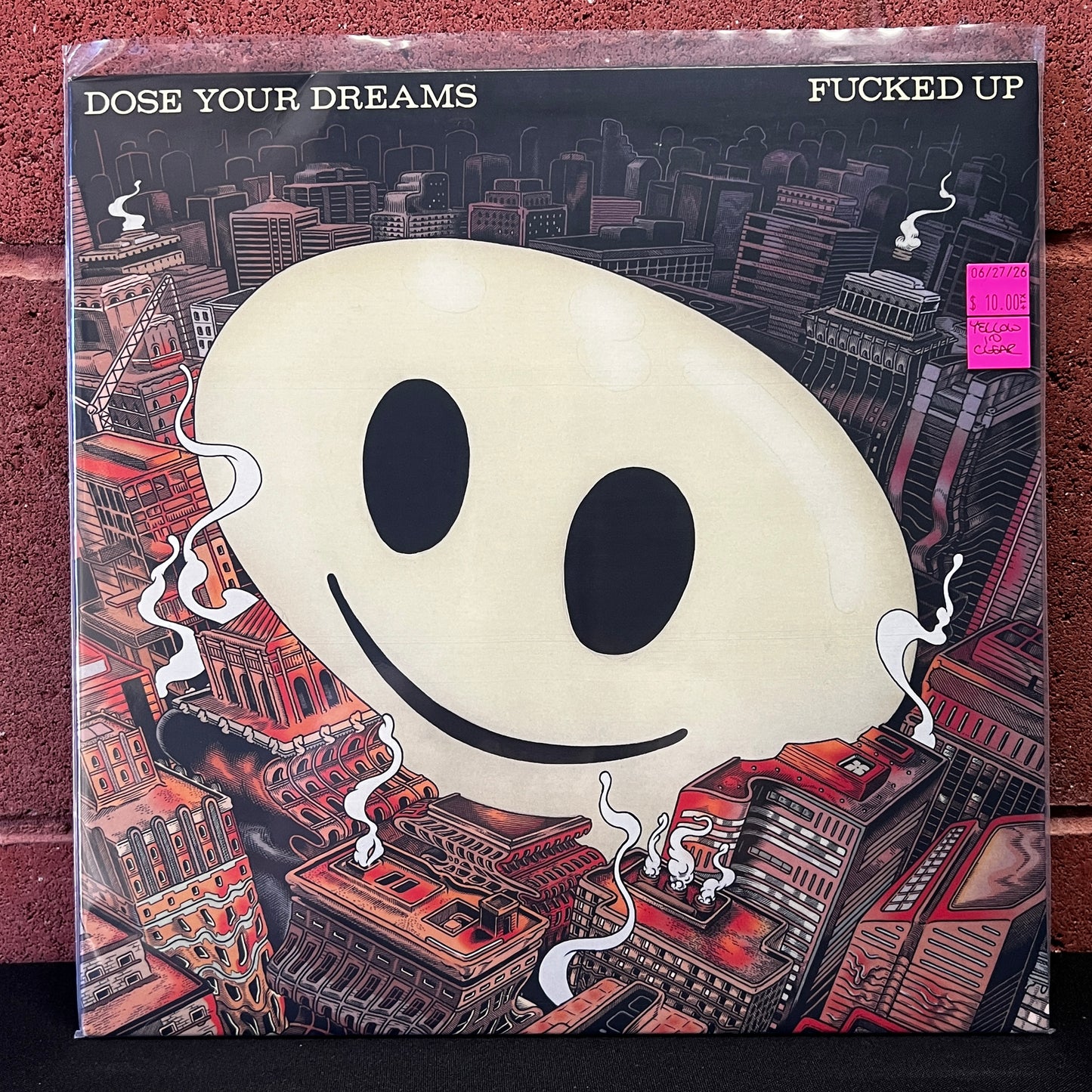 Used Vinyl: Fucked Up "Dose Your Dreams" 2xLP (2018 Press - Yellow In Clear Vinyl)