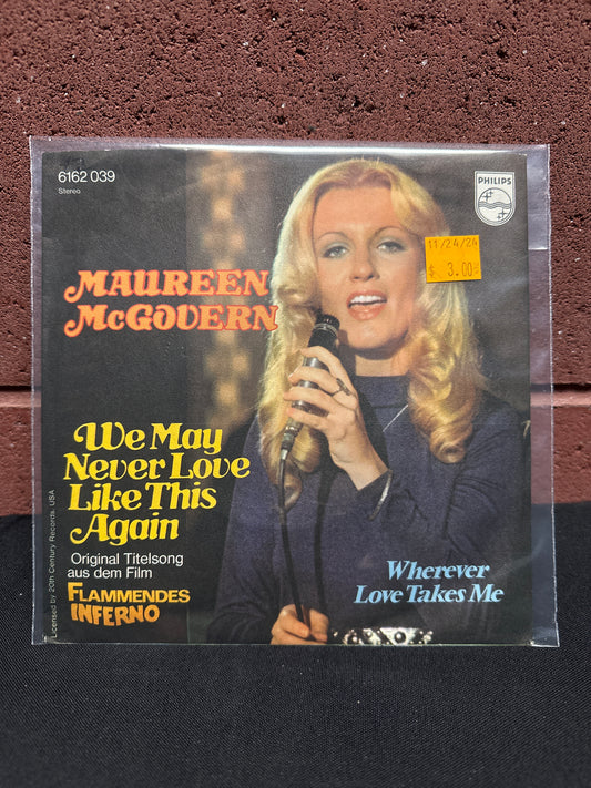 Used Vinyl: Maureen McGovern "We May Never Love Like This Again" 7"