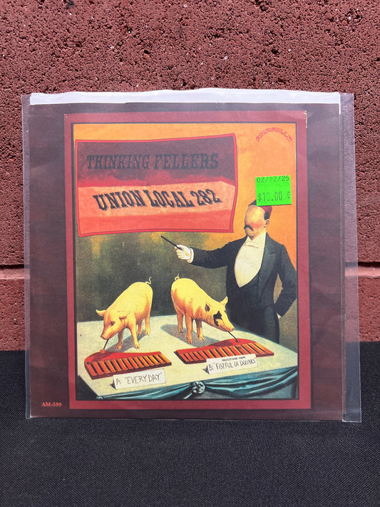 Used Vinyl: Thinking Fellers Union Local 282 "Everyday / Selections From A Fistful Of Dollars" 7" (red vinyl)