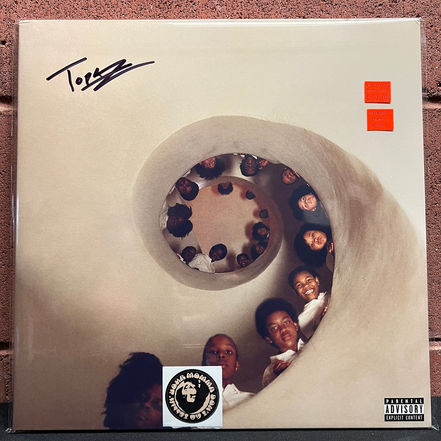 Used Vinyl: Topaz Jones "Don’t Go Tellin’ Your Mama" LP (Signed! Cream vinyl, numbered)