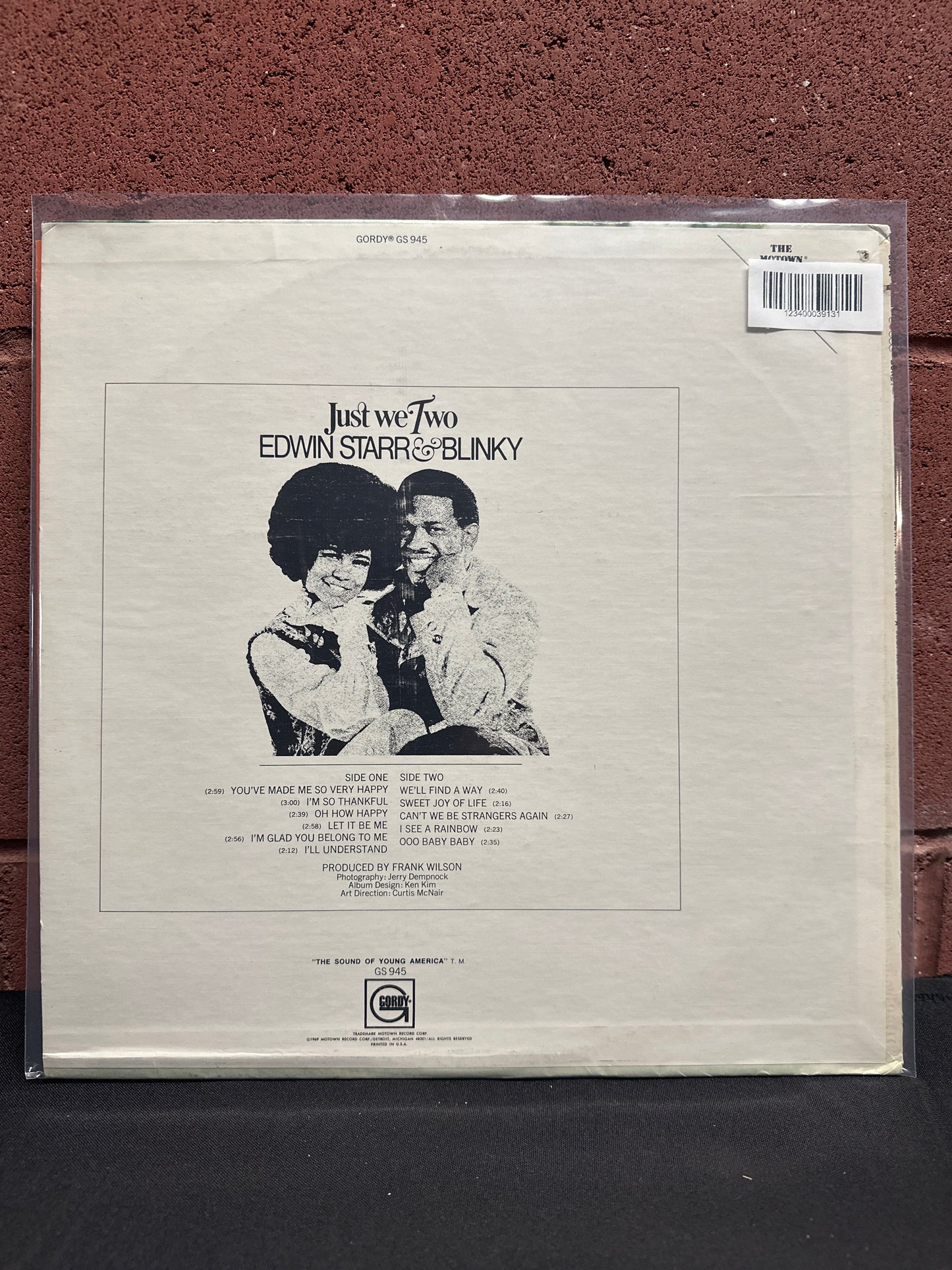 Used Vinyl:  Edwin Starr & Blinky ”Just We Two” LP