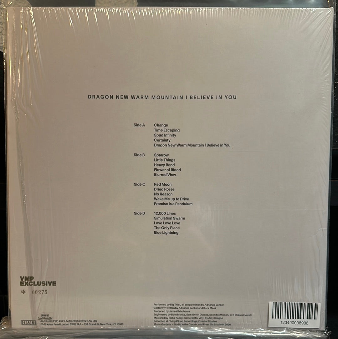 Used Vinyl:  Big Thief ”Dragon New Warm Mountain I Believe In You” 2xLP (Green viny)