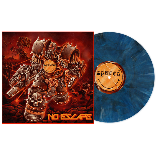 Spaced "No Escape" 12" EP (Royal Blue, Silver & Black Marble)