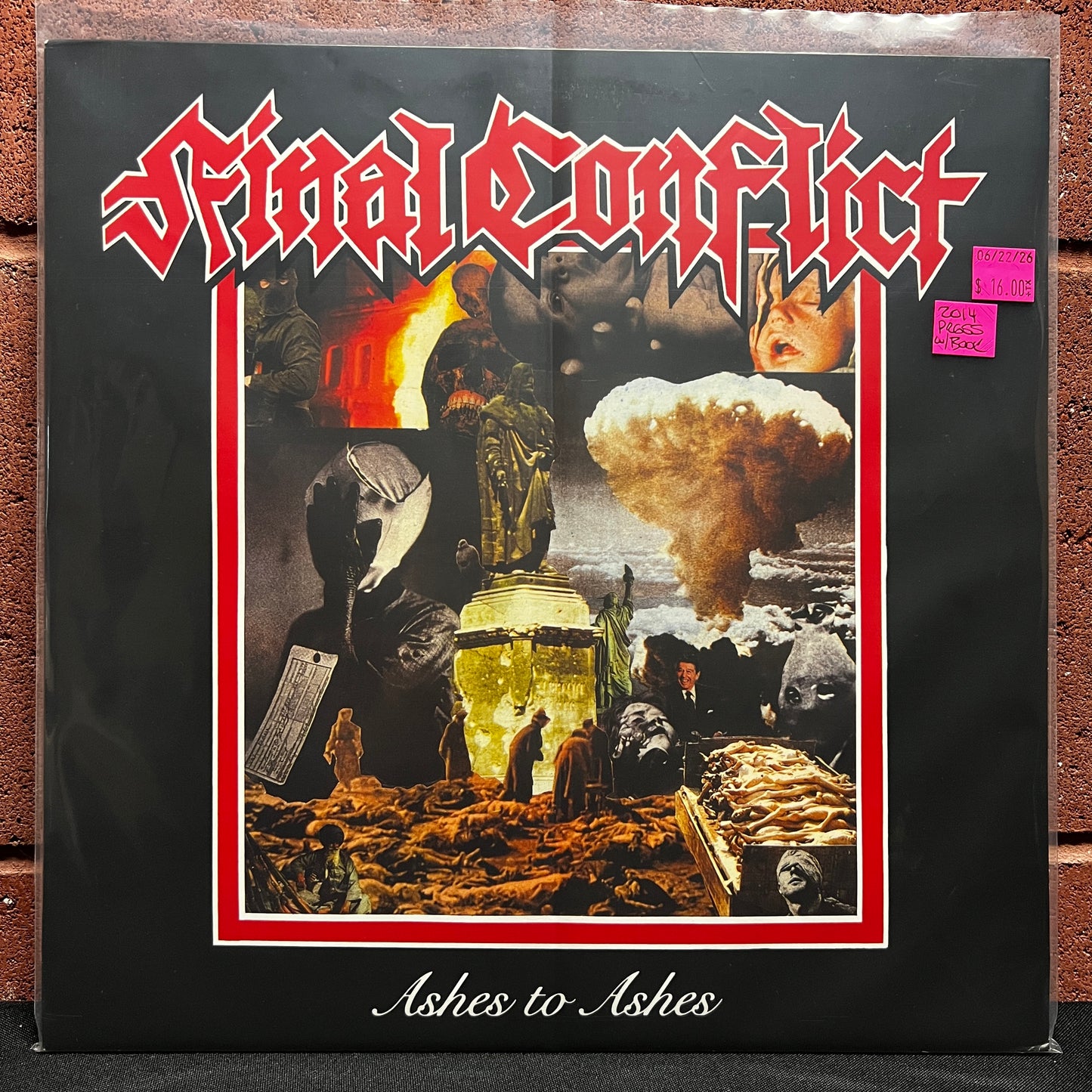 Used Vinyl: Final Conflict "Ashes To Ashes" LP (2014 Press)