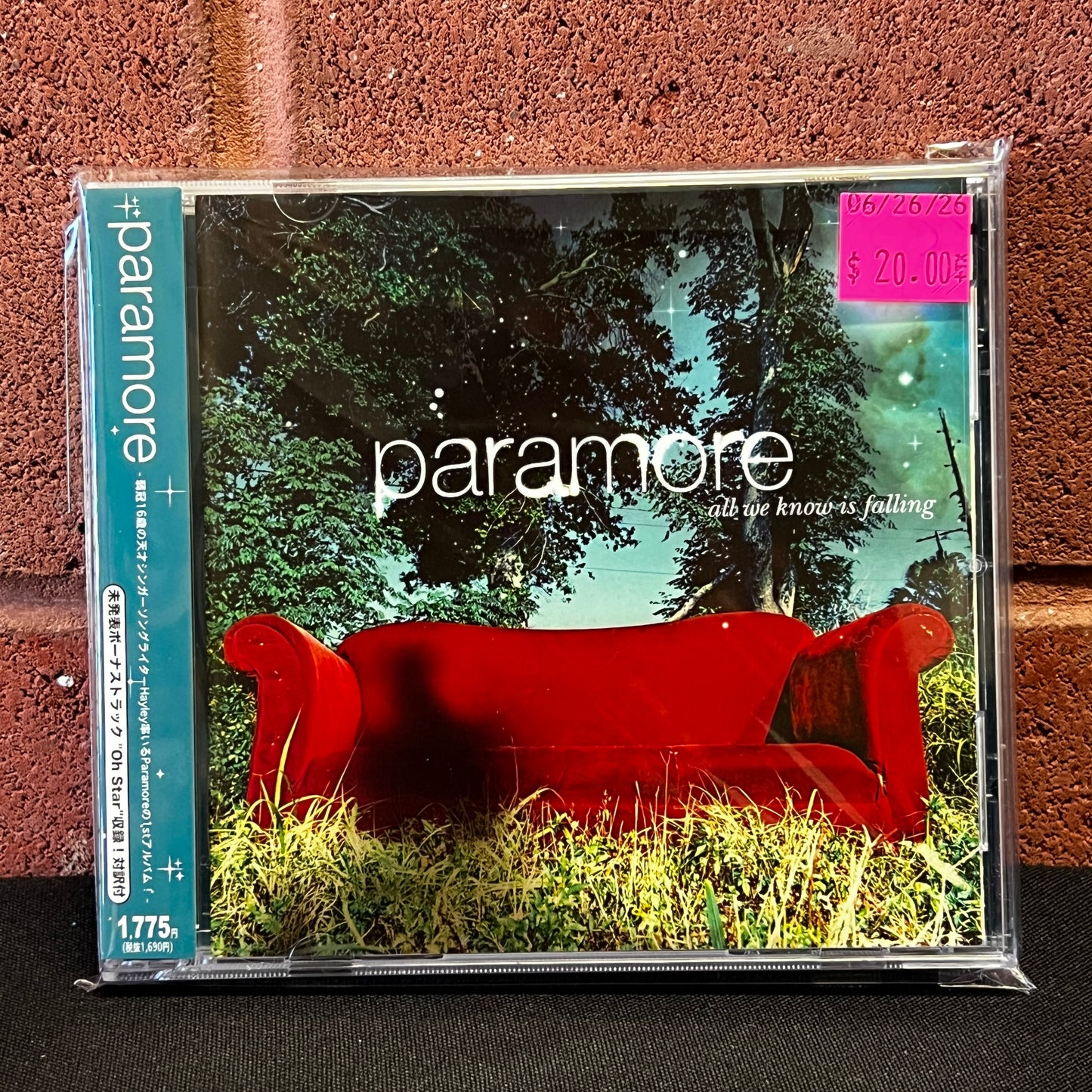 Used CD: Paramore "All We Know Is Falling" CD (2005 Japanese Press w/ Bonus Track)