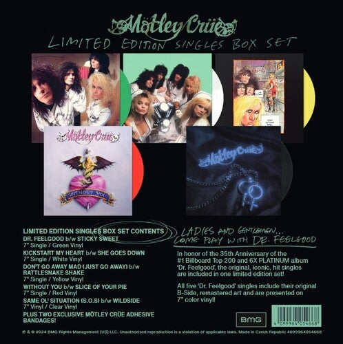 Black Friday 2024:  Motley Crue  "Dr. Feelgood (35th Anniversary) [5 x 7" Single Boxset]"  5x7"